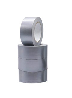 MARKQ 4 Rolls Duct Tape, 2 inches x 15 yards Strong Adhesive Silver Tape for Packing, Kitchen Home, Office, Indoor & Outdoor Use  - Image 1