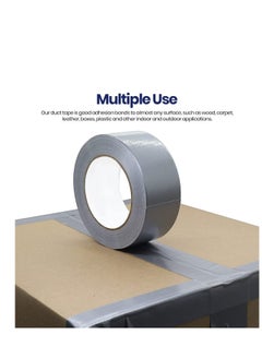 MARKQ 4 Rolls Duct Tape, 2 inches x 15 yards Strong Adhesive Silver Tape for Packing, Kitchen Home, Office, Indoor & Outdoor Use  - Image 4