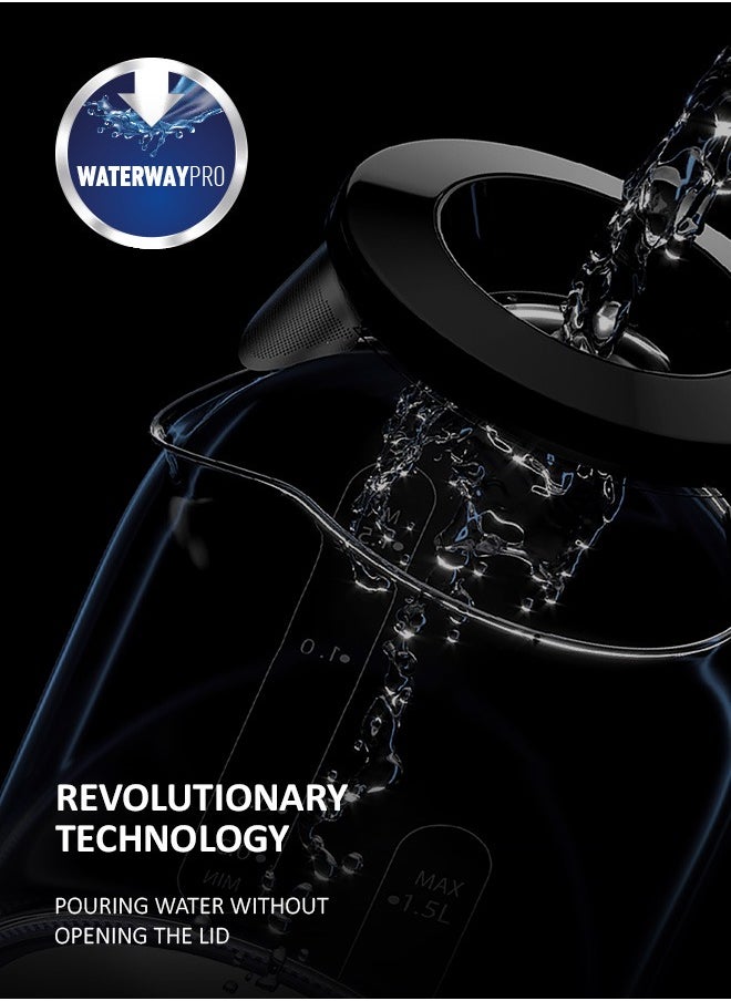 Polaris - Electric Glass Smart wifi Kettle with Wi-Fi, 1.5 Liter Capacity, LED Indicator, Smart Home Easy water-filling, 2 Years Warranty - Image 1