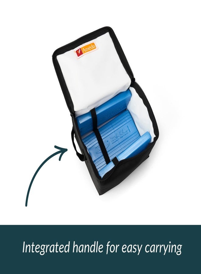 Ameda MYA Cool N Carry Portable Breast Milk Cooler Bag | Breastmilk Storage | Includes Insulated Cooler Bag & 3 Freezer Packs - Image 5