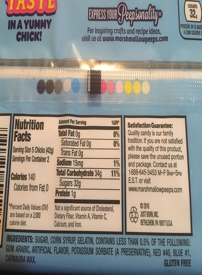 Peeps Limited Edition Cotton Candy Pack of 2, 20 chicks total - Image 3