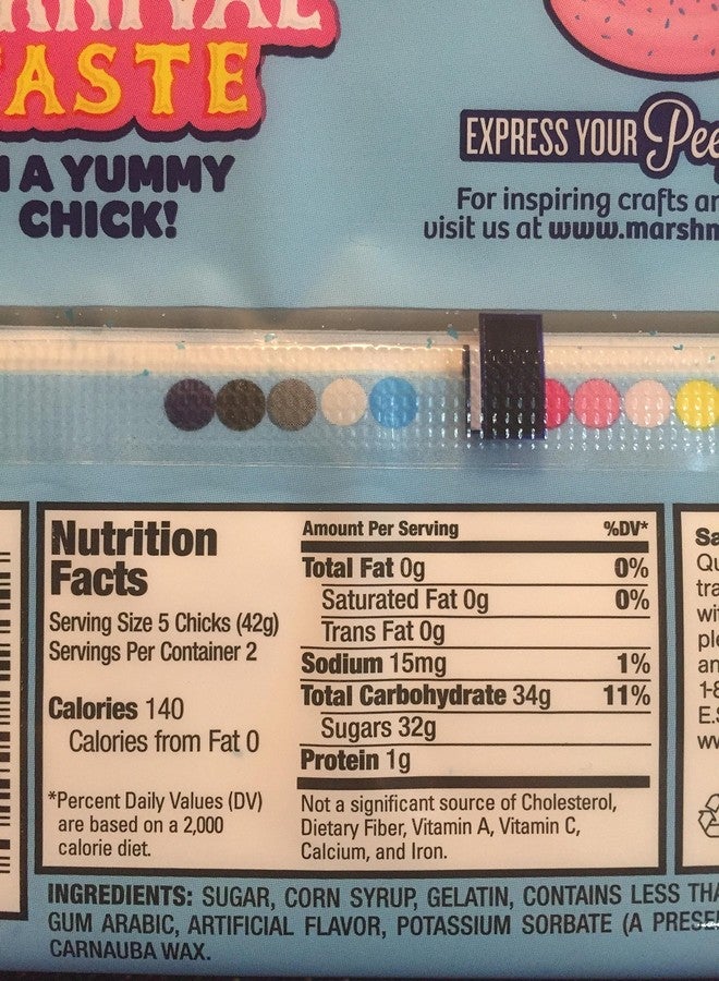 Peeps Limited Edition Cotton Candy Pack of 2, 20 chicks total - Image 2