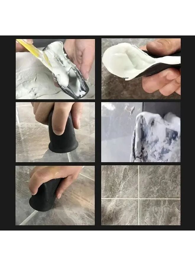 Black Caulking Finisher Tool Ergonomic Handle Smooth Tile Grout Application - Image 5