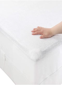 Masirs Zippered Mattress Encasement - Waterproof, Breathable, Noiseless, Machine Washable, Soft Terry Top for Comfortable Night Sleep. (Twin)  - Image 1