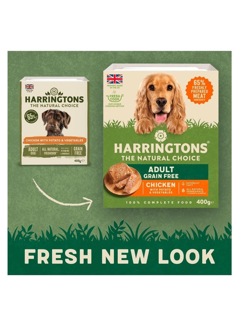 HARRINGTONS Adult Chicken With Potato & Vegetables For Dogs 400G - Image 3