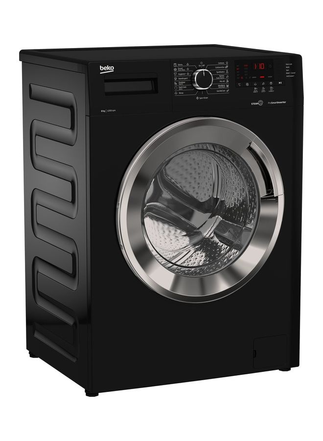 Beko Full Automatic Washing Machine Digital Screen 8 kg WTV 8612 XBCI Black - Image 2