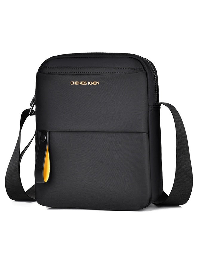 Men Stylish Crossbody Bag for Men, Multi-compartment Large Capacity Messenger Bag for Men, Versatile Waterproof Shoulder Bag with Smooth Zipper, Suitable for Daily Items - Image 1