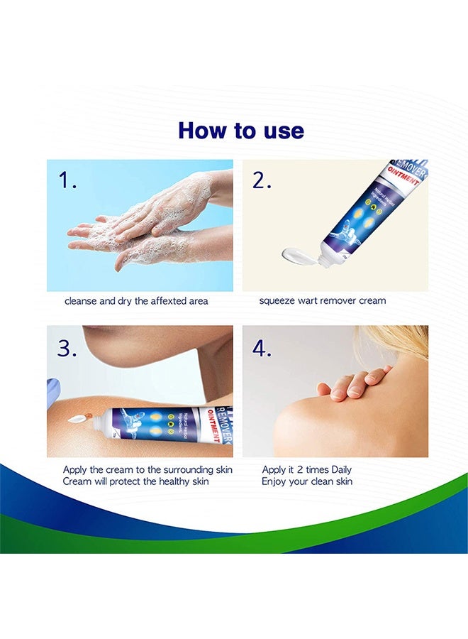 سوميفون مرهم إزالة الثآليل، مكونات عشبية طبيعية لعلاج آمن للثآليل الجلدية، حب الشباب، الشامات، وتقليل الندوب 20غ - Image 5