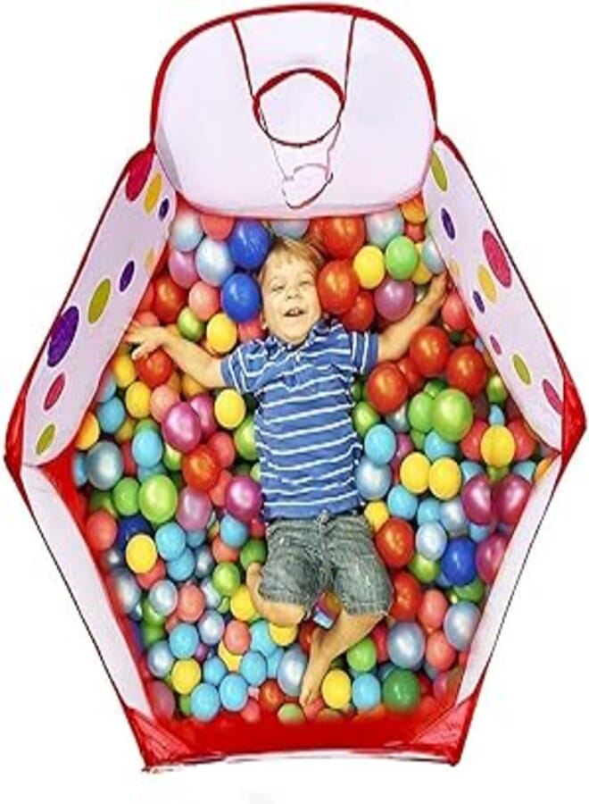 Toddler Play Tent Sea Ball Pool with Mini Basketball