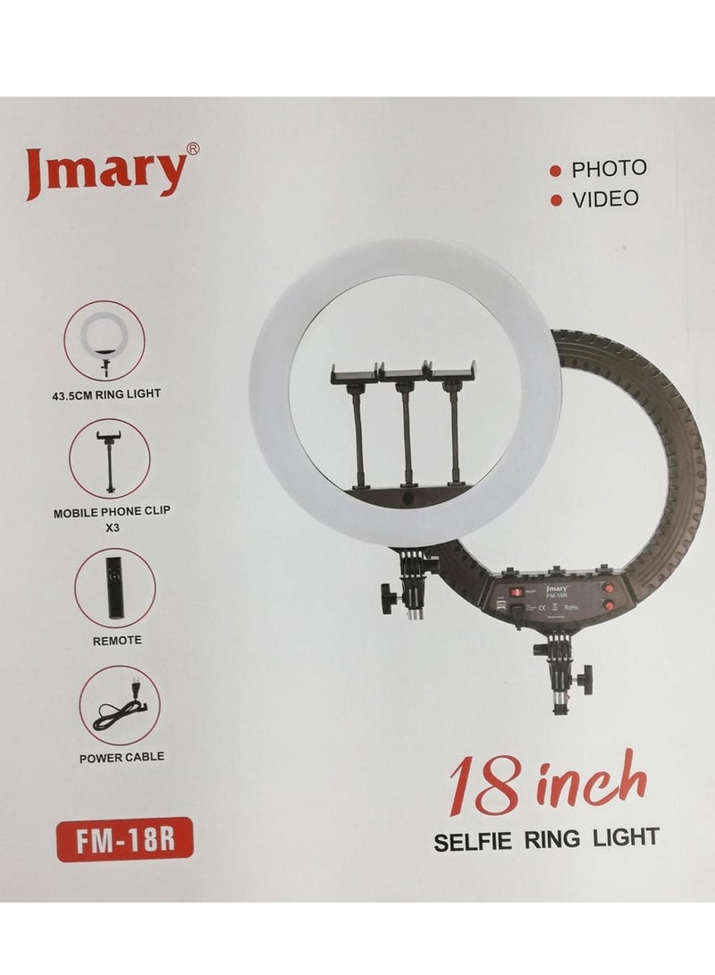 Jmary Fm-18r 18inch Ring Light - Image 1