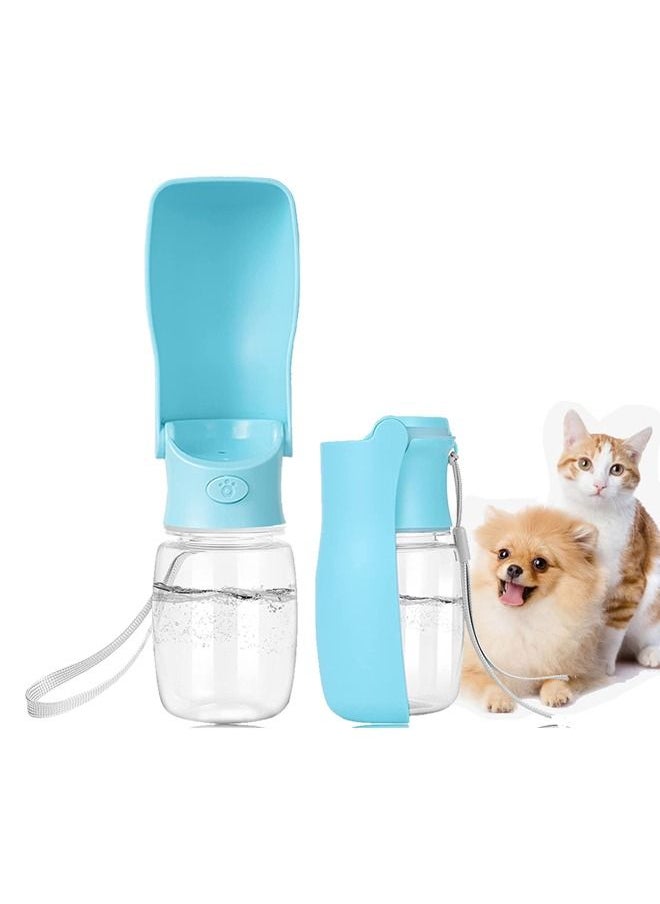 Neostyle Neostyle Foldable Cat Water Bottle Portable Leak Proof Bowl Dispenser Blue  - Image 1