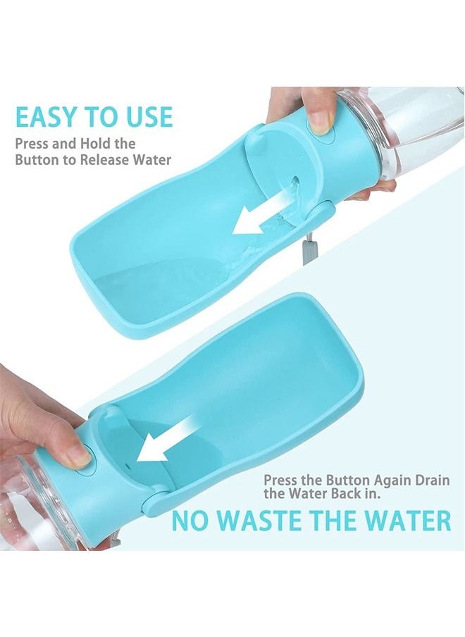 Neostyle Neostyle Foldable Cat Water Bottle Portable Leak Proof Bowl Dispenser Blue  - Image 4