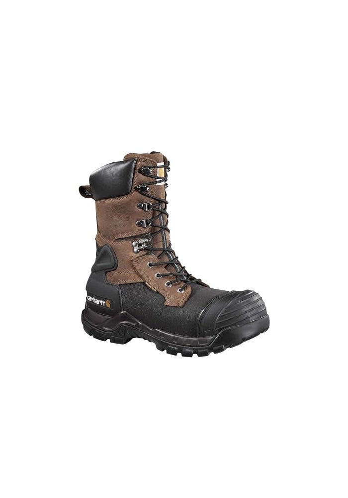 Carhartt CMC1259 10-Inch Brown Pac Boot - Waterproof Work Boot