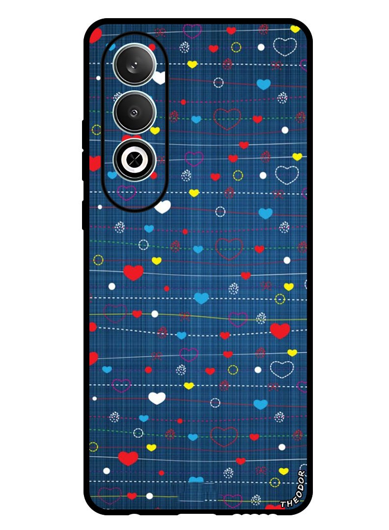 Theodor Protective Case Anti Scratch Shock Proof Bumper Cover For Oppo K12 Heart Strings - Image 1