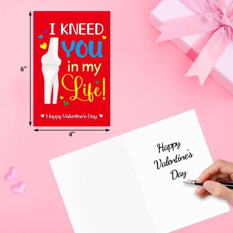 ceiba tree 24Pcs Funny Nurses Valentines Day Cards Medical Happy Valentine's Day Greeting Cards for Doctors Coworker Medical Staff - Image 3