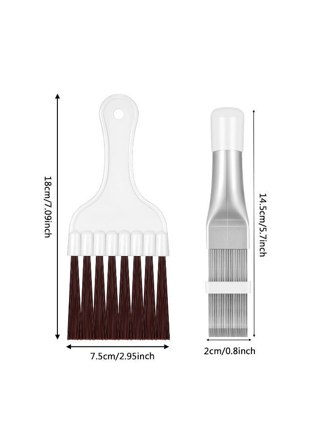 Generic 6 Pcs Air Conditioner Fin Cleaning Brush Set for Efficient Coil and Radiator Maintenance  - Image 2