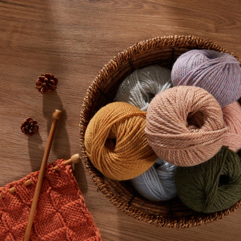 Gisimo 100% Merino Wool Yarn, 3-Ply Luxurious and Soft Yarn for Hand Knitting & Crocheting (Water Blue, 1Ball) - Image 5