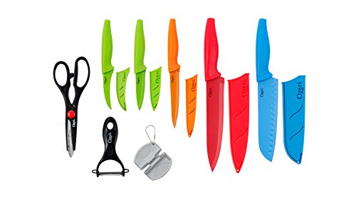 Ozeri Elite Chef 17-Piece Stainless Steel Knife & Cutting Mat Set, in Color - Image 3