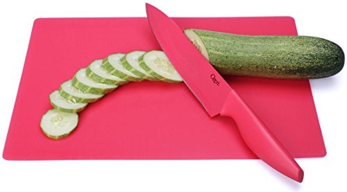 Ozeri Elite Chef 17-Piece Stainless Steel Knife & Cutting Mat Set, in Color - Image 4