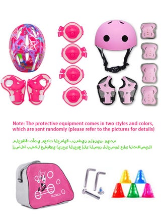 حذاء تزلج بأربع عجلات للجنسين للأطفال مع معدات حماية مقاس S (31-34) سم - view 2