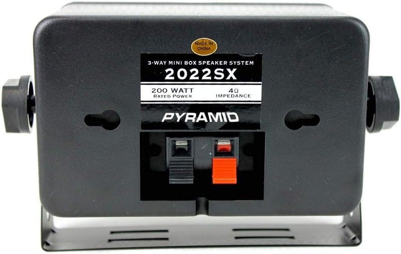 Pyramid مكبرات صوت سيارة ميني بوكس من بايراميد 4 جديدة 2022SX 325 200w 3Way - Image 5