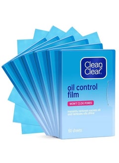 Oil Control Film Replacment for Clean & Clear Oil-Absorbing Sheets,6pk(total 360 sheets) Oil Blotting Sheets for Face,9% Larger,Makeup Friendly High-performance Handy Face Blotting Paper for Oily Skin