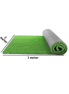 HOME TASTE Artificial Grass Carpet 2 X 1 Meter Premium Thick & Realistic Artificial Grass Lawn for Garden, Outdoor & Indoor Decor  - Image 2