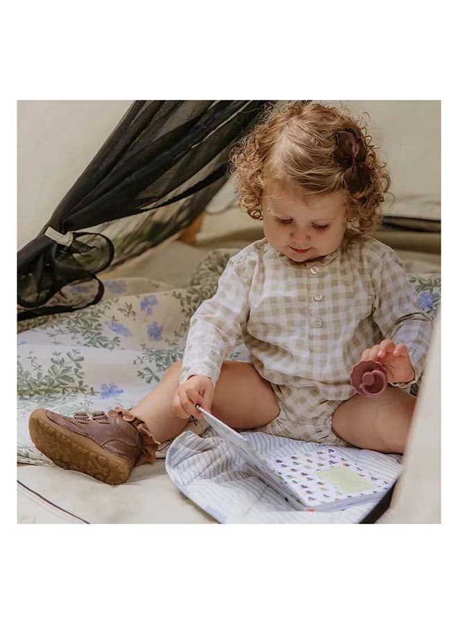 FRIGG Daisy Silicone Baby Pacifier 0-6M 2-Pack Cedar/Lily Pad - Size 1 - Image 5