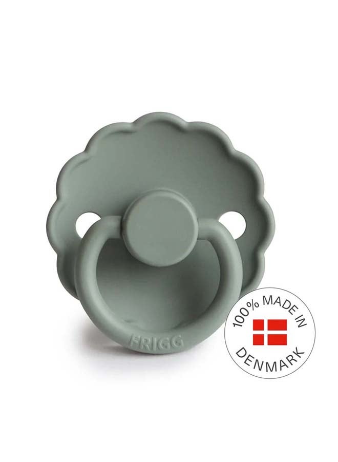 FRIGG Daisy Silicone Baby Pacifier 0-6M 2-Pack Cedar/Lily Pad - Size 1 - Image 3