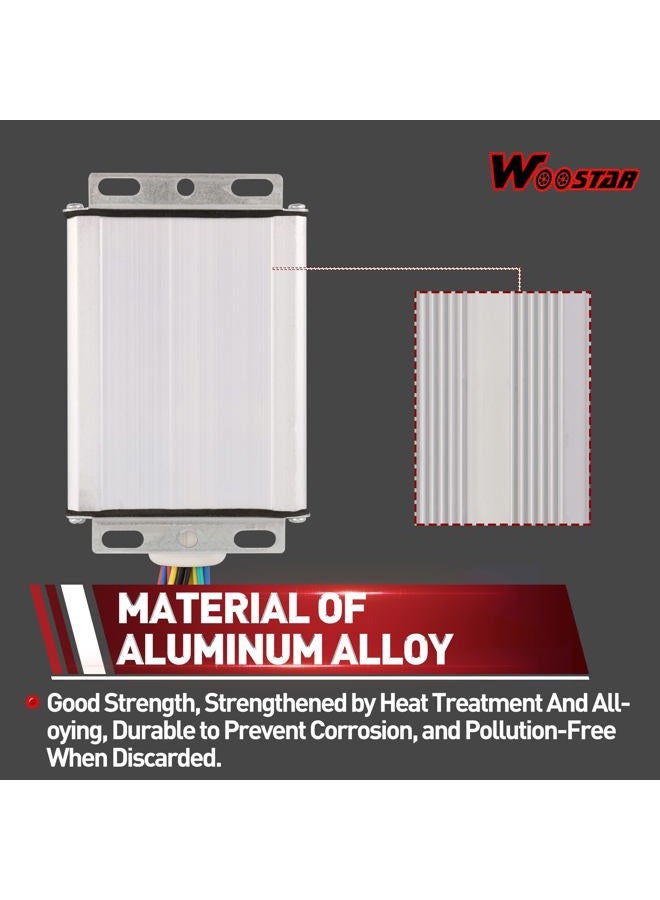 WOOSTAR وحدة تحكم سرعة الدراجة النارية 48V 1000W بديل للسكوتر الكهربائي والدراجة الكهربائية والدراجة الثلاثية والفرشاة - Image 5