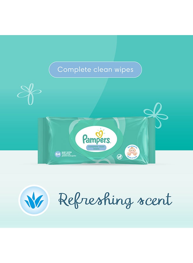 بامبرز مناديل مبللة كومبليت كلين للأطفال، 36 قطعة، +13 كجم 0٪ كحول - Image 3