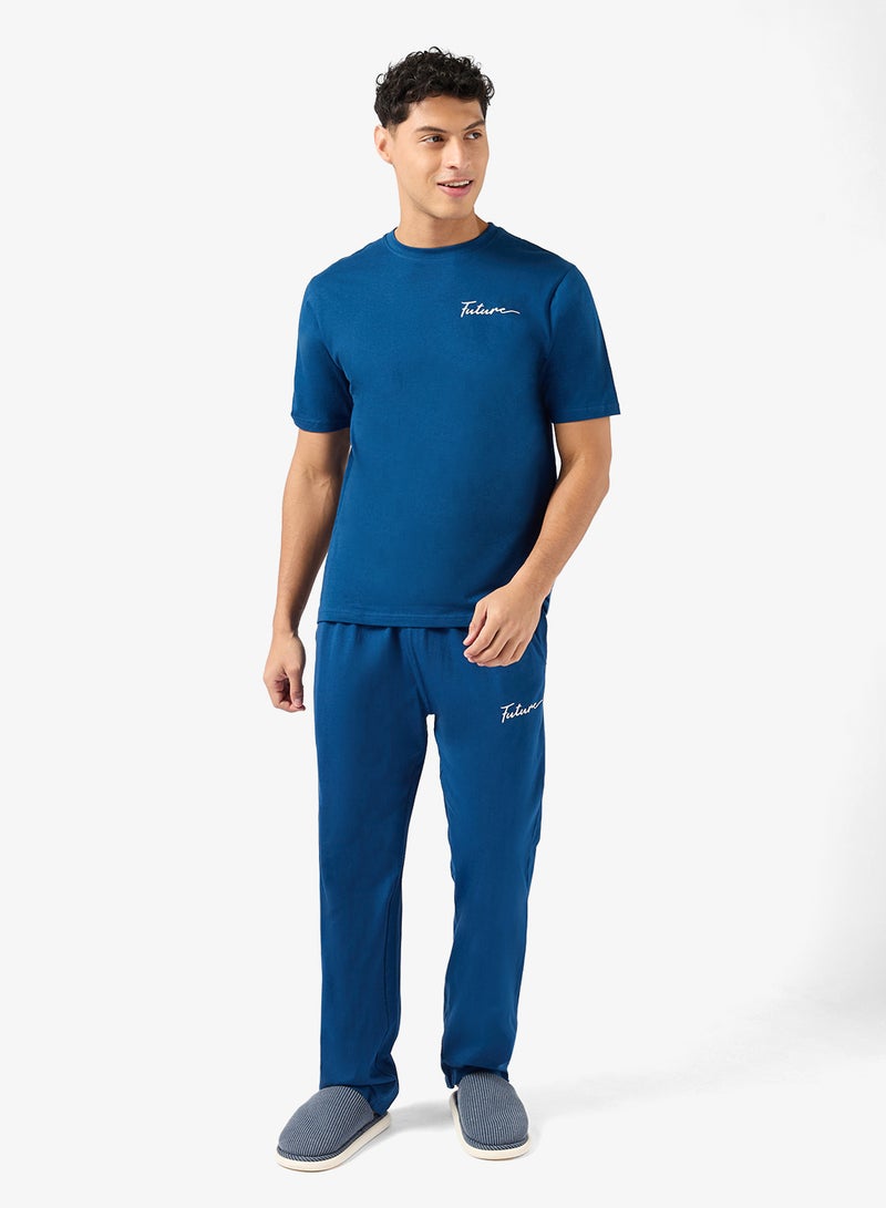 روبرت وود طقم بيجامة تي شيرت وبنطلون - Image 1