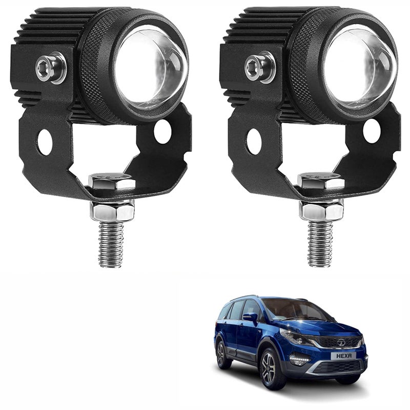 Asryd Mini LED Driving light pods 2 Inch LED Driving Lights Dual Fuction Amber & White Color Fog Lights Spot Beam (2Pcs) For Tata Hexa - Image 5