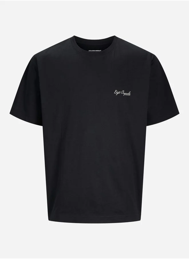 JACK & JONES Graphic Print Crew Neck T-Shirt