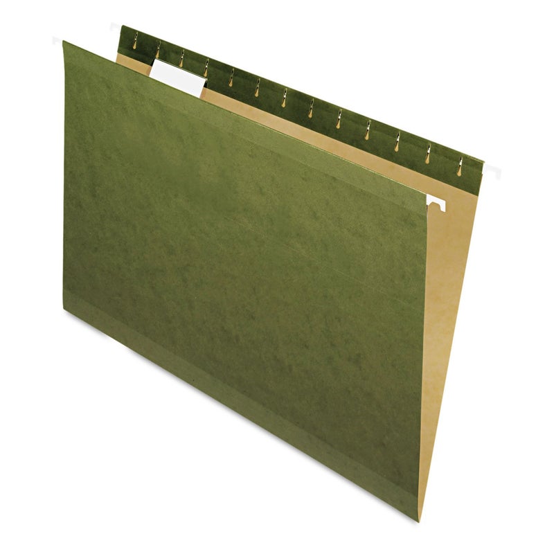Pendaflex Reinforced Hanging Folders Legal Size Standard Green 15 Cut 25BX 4153 15