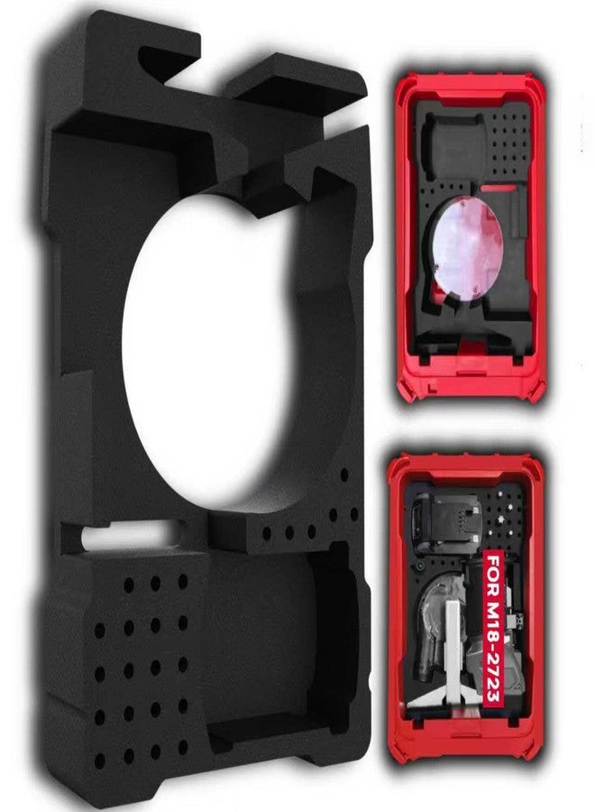 UNISOLODECHO Foam Organizer Insert Fits Milwaukee Packout Box | Compatible with M18 FUEL Compact Router Models 2723-20 | EVA Foam Liner for Router Tool and Accessories (Tool and Tool Box NOT Included) - Image 1