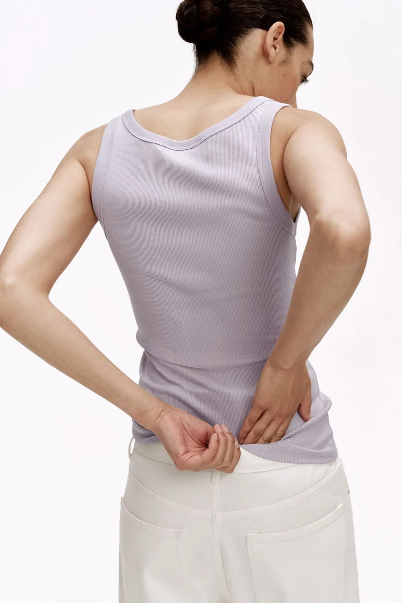 H&M  MAMA Ribbed vest top for Women | Best Price UAE