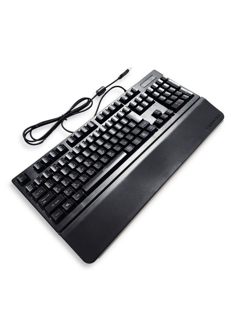 PC Keyboard, Mechanical Keyboard 108-key Layout Design High and Low Floating Keycaps for Game for Computer Player for Computer