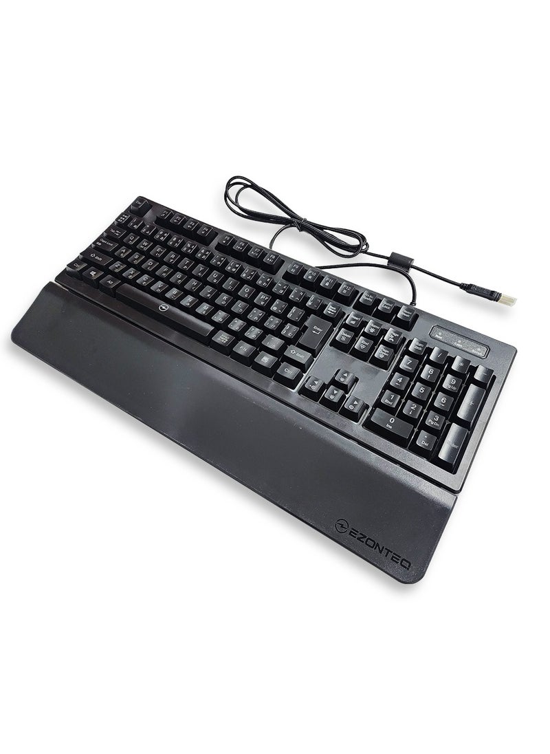 PC Keyboard, Mechanical Keyboard 108-key Layout Design High and Low Floating Keycaps for Game for Computer Player for Computer