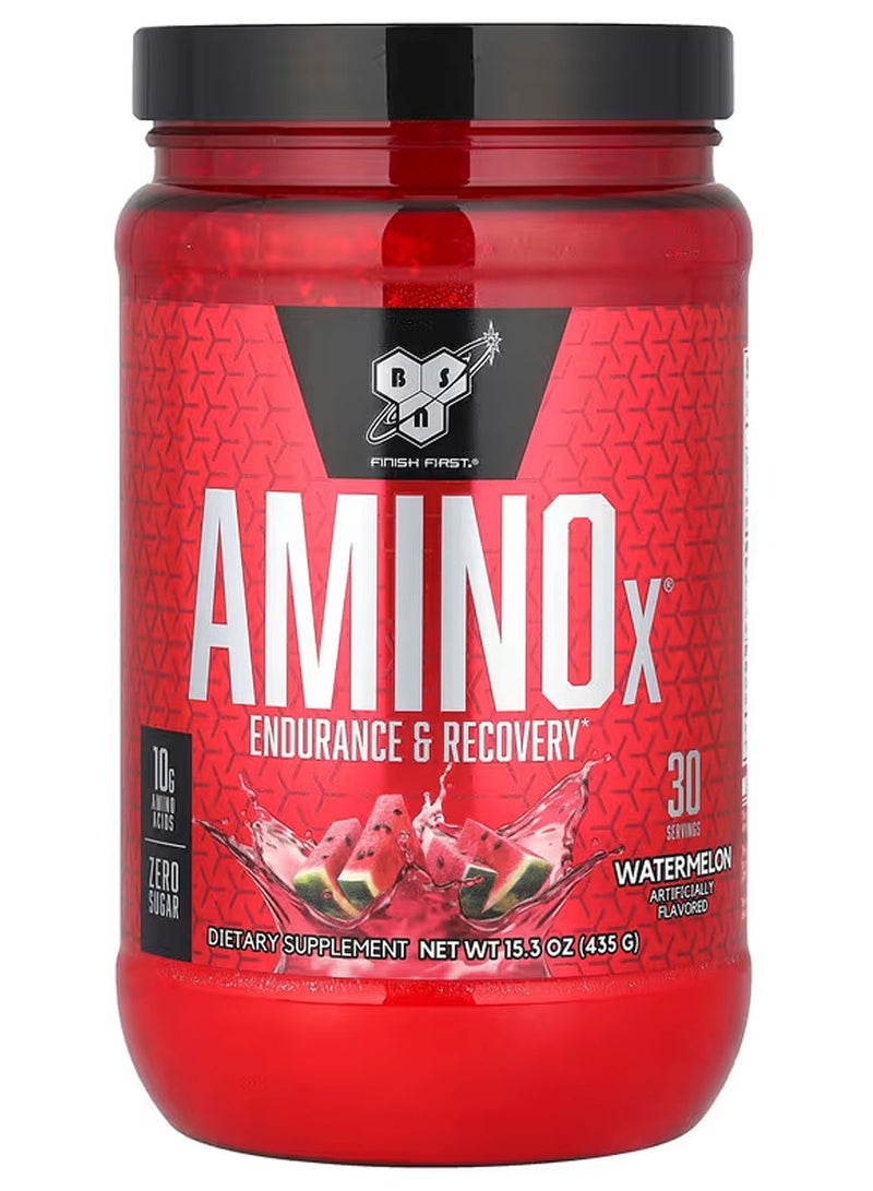 BSN AminoX, Endurance & Recovery, Watermelon, 15.3 oz (435 g) - Image 1