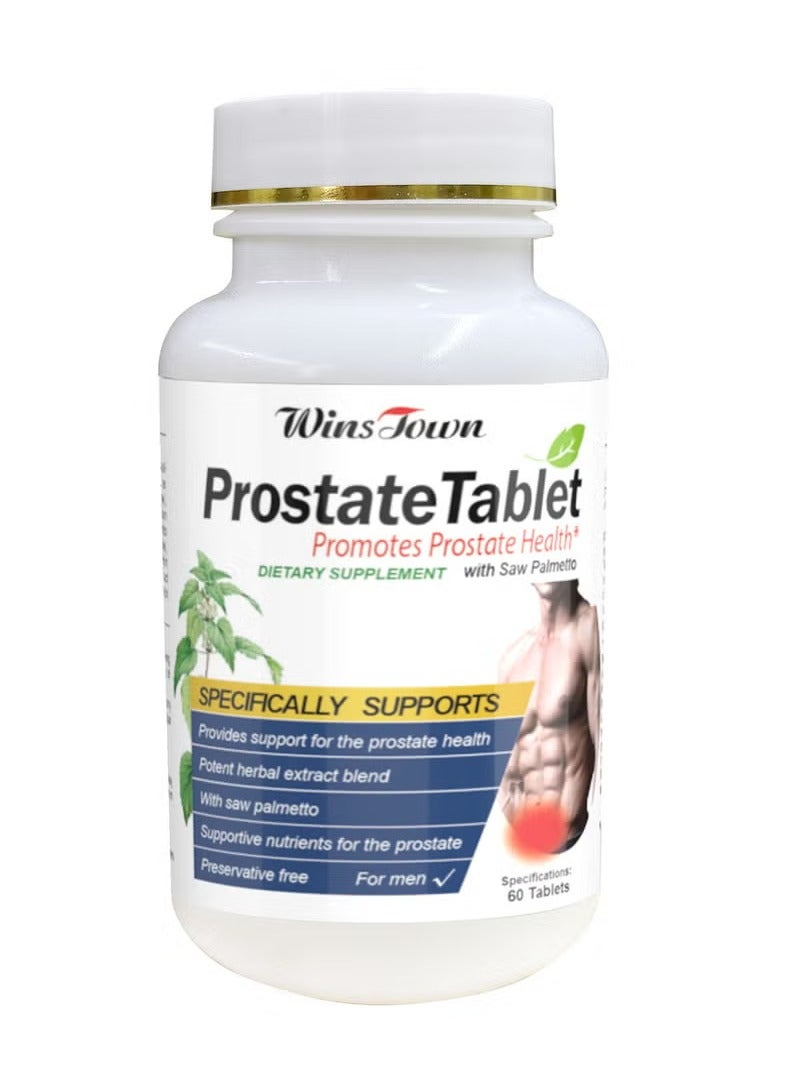 Wins Town Prostate Support Dietary Supplement - 60 tablets  - Image 1
