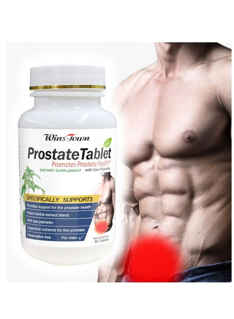 Wins Town Prostate Support Dietary Supplement - 60 tablets  - Image 2