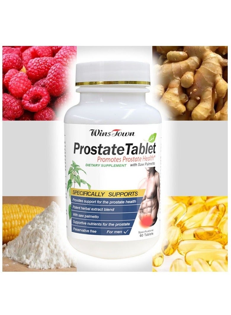 Wins Town Prostate Support Dietary Supplement - 60 tablets  - Image 3