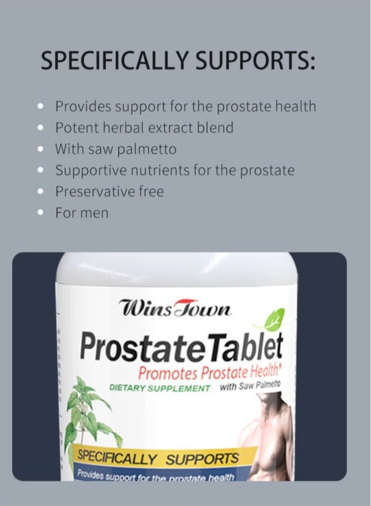 Wins Town Prostate Support Dietary Supplement - 60 tablets  - Image 4