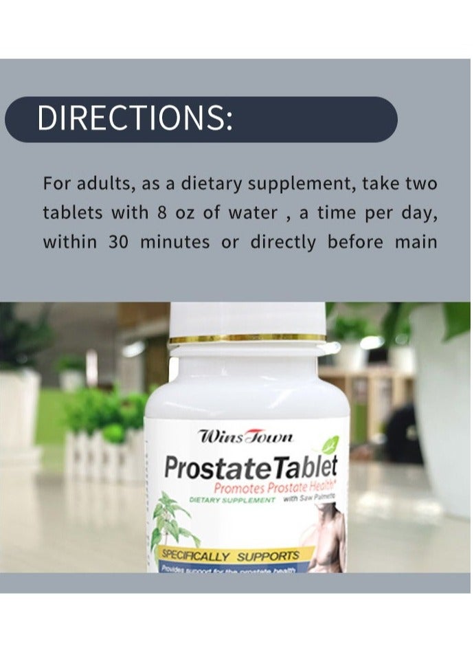 Wins Town Prostate Support Dietary Supplement - 60 tablets  - Image 5
