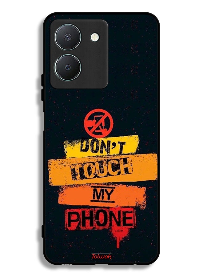 Tolwak Vivo Y36 5G Protective Case Cover Do Not Touch My Phone - Image 1