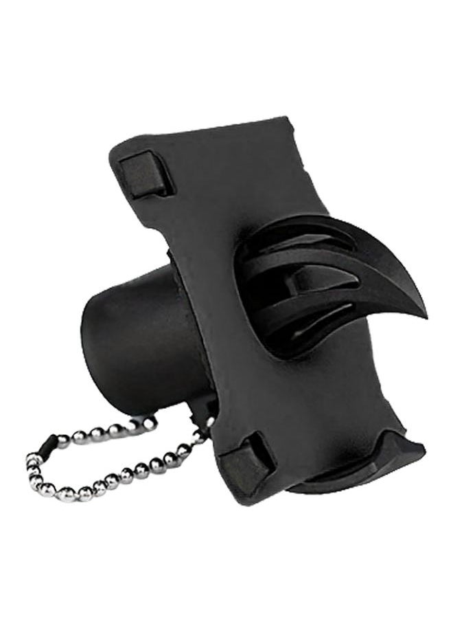 Thoraya Portable Beer Hole Opener Keychain Multifunctional Innovative Beer Can Opener Tool for Holiday Party Bars Black  - Image 1
