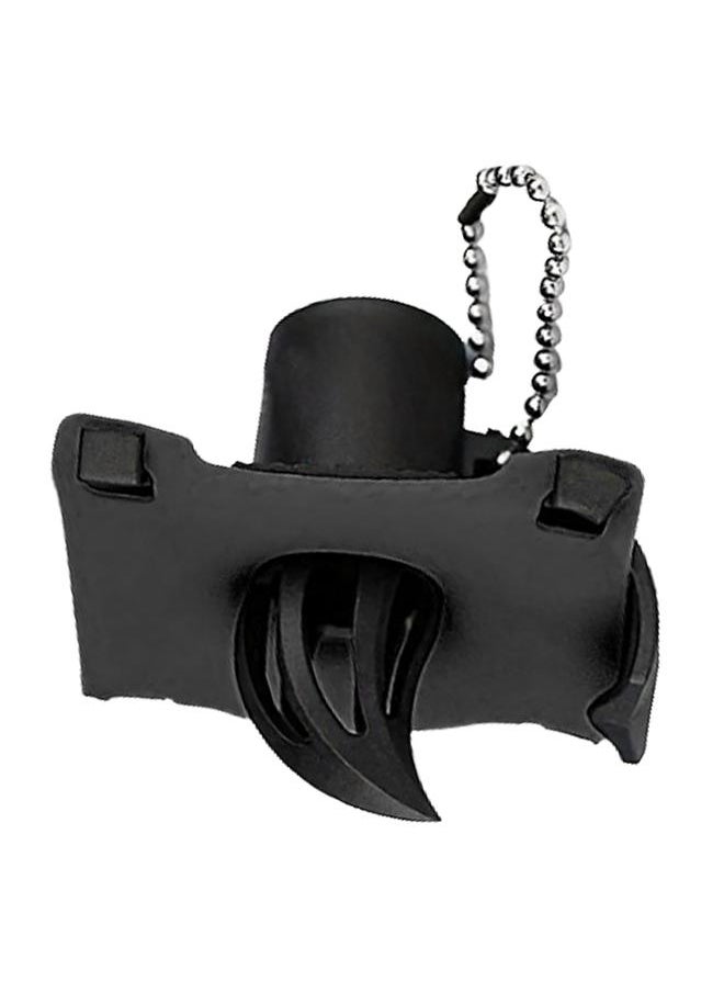 Thoraya Portable Beer Hole Opener Keychain Multifunctional Innovative Beer Can Opener Tool for Holiday Party Bars Black  - Image 2