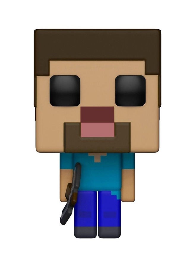 نيبمينينت - لعبة Minecraft: مجسم برأس كبير هزاز لشخصية ستيف طراز 316 - Image 1