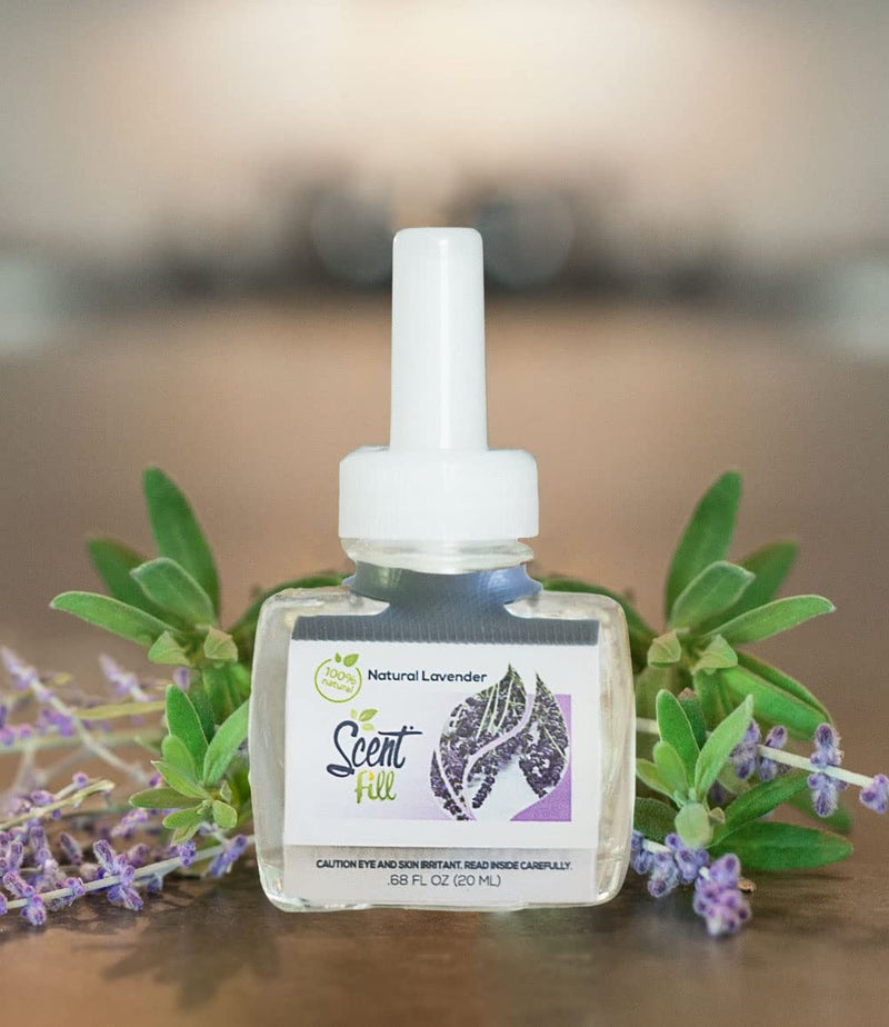 Scent Fill 100% Natural Lavender Plug in Air Freshener, Scented Oil Refills, 3 Refills - Image 4